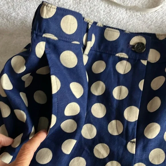 J. Crew Harbor pant in dot linen - Picture 5 of 9